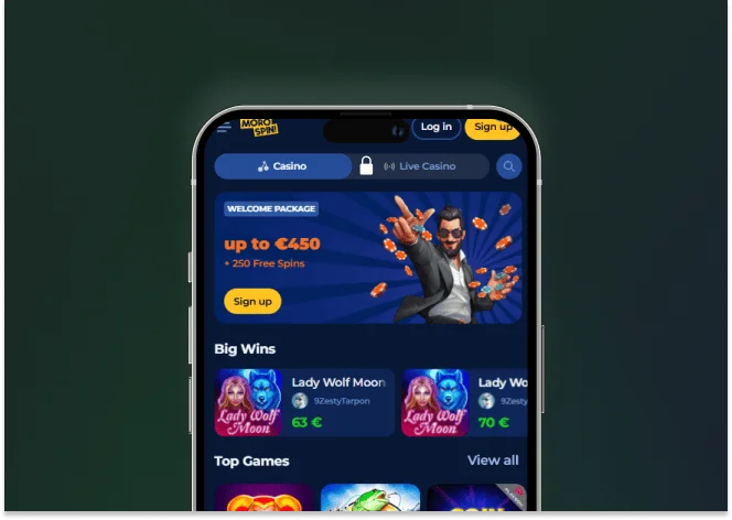 Moro spin app